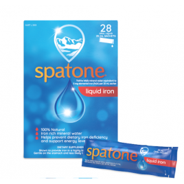 Spatone 100% Natural Liquid Iron Supplement 25mlx28sachet